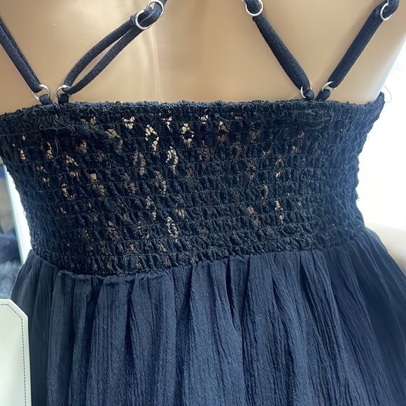 Stella Tweed Black Crochet Lace Adella Bralette NWT - Picture 6 of 8